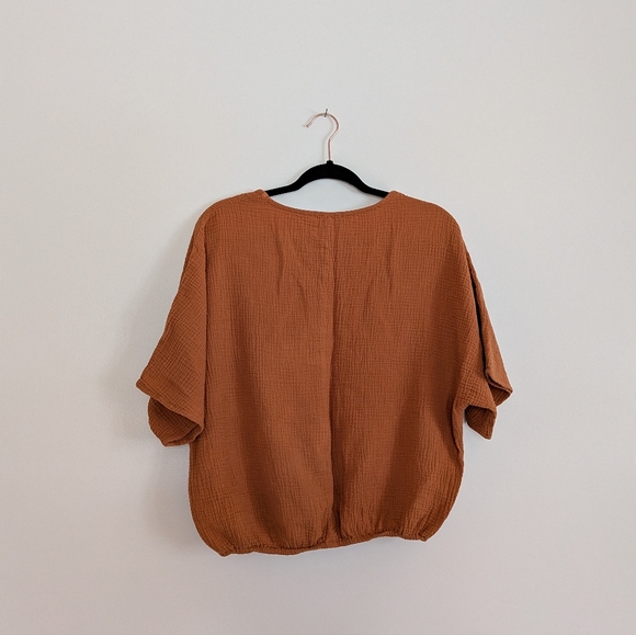 Cotton Gauze Oversize Tee - Picture 3 of 3